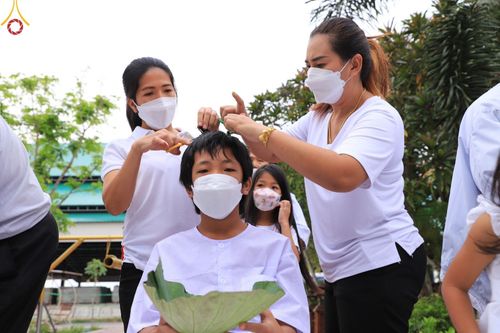 ภาพ No.45236:ประมวลภาพพิธีบรรพชา ในโครงการบรรพชาสามเณรฟื้นฟูพระพุทธศาสนาทั่วไทย ณ ศูนย์อบรมเยาวชนลาดหลุมแก้ว