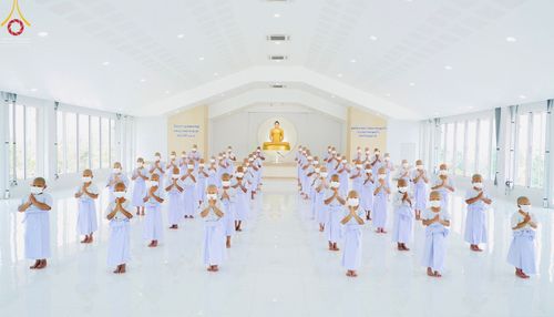 ภาพ No.45251:ประมวลภาพพิธีบรรพชา ในโครงการบรรพชาสามเณรฟื้นฟูพระพุทธศาสนาทั่วไทย ณ ศูนย์อบรมเยาวชนลาดหลุมแก้ว