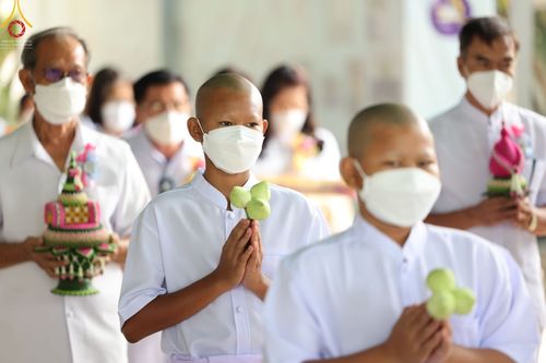 ภาพ No.45322:ประมวลภาพพิธีบรรพชา โครงการบรรพชาสามเณรฟื้นฟูพระพุทธศาสนาทั่วไทย ณ ศูนย์ปฏิบัติธรรมฉะเชิงเทรา