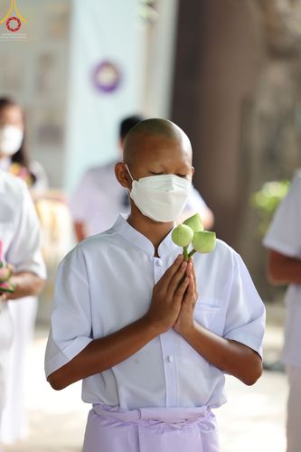 ภาพ No.45332:ประมวลภาพพิธีบรรพชา โครงการบรรพชาสามเณรฟื้นฟูพระพุทธศาสนาทั่วไทย ณ ศูนย์ปฏิบัติธรรมฉะเชิงเทรา