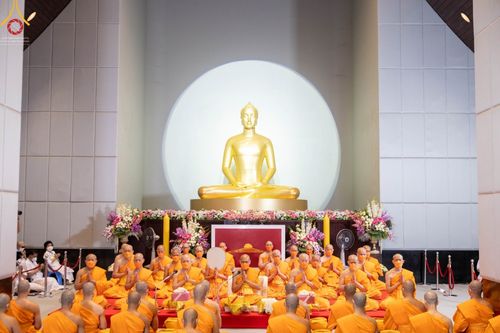 ภาพ No.46451:ประมวลภาพพิธีอุปสมบทอุทิศชีวิตสามเณรเปรียญธรรม 17 รูป ในวันวิสาขบูชา พ.ศ.  2565