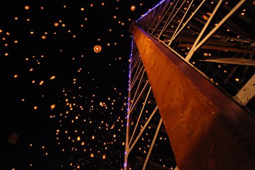 ภาพ No.4799:พิธีตอกเสาเข็มต้นแรกสถาปนา ปทุมรัตน์ธรรมเจดีย์