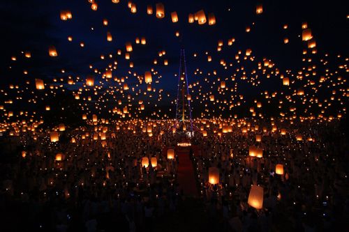 ภาพ No.4806:พิธีตอกเสาเข็มต้นแรกสถาปนา ปทุมรัตน์ธรรมเจดีย์