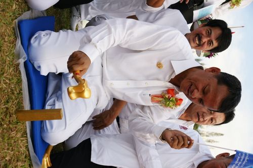 ภาพ No.4837:พิธีตอกเสาเข็มต้นแรกสถาปนา ปทุมรัตน์ธรรมเจดีย์