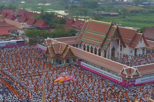 ภาพ No.35098:โครงการธรรมยาตรา เส้นทางพระผู้ปราบมาร ปีที่ 8 ณ วัดสองพี่น้อง
