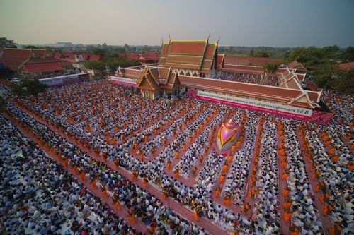 ภาพ No.35100:โครงการธรรมยาตรา เส้นทางพระผู้ปราบมาร ปีที่ 8 ณ วัดสองพี่น้อง