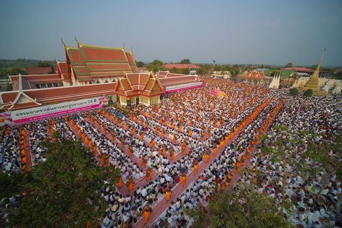 ภาพ No.35101:โครงการธรรมยาตรา เส้นทางพระผู้ปราบมาร ปีที่ 8 ณ วัดสองพี่น้อง