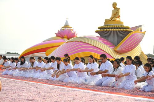 ภาพ No.35296:โครงการธรรมยาตรา เส้นทางพระผู้ปราบมาร ปีที่ 8 ณ อนุสรณ์สถานบางปลา