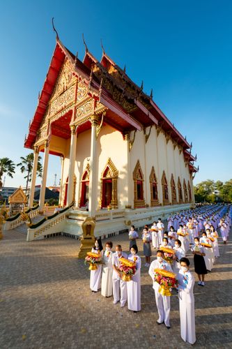 ภาพ No.39357:พิธีบรรพชาอุปสมบท ศูนย์ปฏิบัติธรรม จ.บุรีรัมย์ 