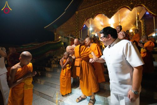 ภาพ No.210820:วันพฤหัสบดีที่ 13 มีนาคม พ.ศ. 2568  สมโภชพระประธานอุโบสถวัดป่าอุบลแก้ว จังหวัดอุบลราชธานี