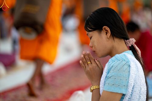 ภาพ No.116775:พิธีต้อนรับพระธรรมยาตรา ปีที่ 12 ณ อนุสรณ์สถานบางปลา จ.นครปฐม วันที่ 21 มกราคม พ.ศ. 2567