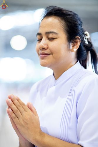 ภาพ No.86992:พิธีตักบาตร , พิธีบูชาข้าวพระ , พิธีจุดเทียนใจ ไฟนิรันดร์ อนันตชัย ในวันอาทิตย์ต้นเดือน 3 กันยายน พ.ศ. 2566 ณ วัดพระธรรมกาย