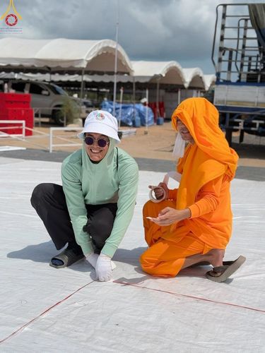 ภาพ No.211295:วันเสาร์ที่ 15 มีนาคม พ.ศ. 2568  การเตรียมงานของเจ้าหน้าที่ เพื่องานฉลองปทุมเจดีย์ ณ ศูนย์อบรมเยาวชนปัตตานี