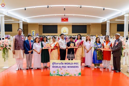 ภาพ No.311827:วันอังคารที่ 3 มีนาคม พ.ศ.2569 พิธีมอบโล่วัชรเกียรติยศ โครงการตอบปัญหาธรรมะทางก้าวหน้า ครั่งที่ 43, พิธีมอบโล่วัชรเกียรติยศ โครงการสอบตอบปัญหาศีลธรรม เพื่อสันติภาพโลก (World-Pec) ครั้งที่ 19 ณ สภาธรรมกายสากล วัดพระธรรมกาย