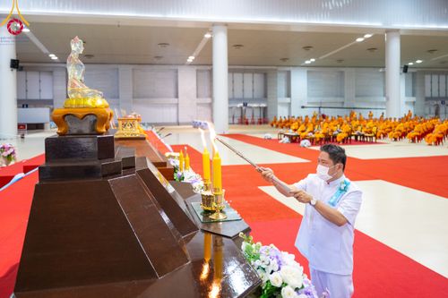 ภาพ No.90814:พิธีบำเพ็ญกุศลสวดพระอภิธรรม  อุบาสกถาวร พรหมถาวร (อุบาสกผู้ปั้นพระ) คืนที่ 4 วันอังคารที่ 17 ตุลาคม พ.ศ. 2566 ณ ห้องแก้วสารพัดนึก 1 สภาธรรมกายสากล วัดพระธรรมกาย จ.ปทุมธานี