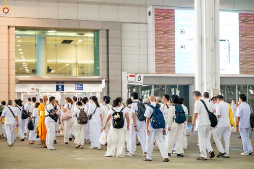 ภาพ No.311713:วันอังคารที่ 3 มีนาคม พ.ศ.2569 ปฏิบัติธรรมภาคสายวันมาฆบูชา พิธีถวายภัตตาหารเป็นสังฆทาน ณ สภาธรรมกายสากล วัดพระธรรมกาย