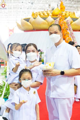 ภาพ No.77809:พิธีหล่อพระบรมพุทธเจ้า ทิศตะวันตก  วันอาทิตย์ที่ 19 มีนาคม พ.ศ. 2566 ณ วัดพระธรรมกาย จ.ปทุมธานี