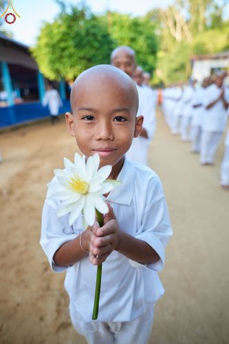 ภาพ No.64658:พิธีบรรพชาสามเณร โครงการบรรพชาสามเณร 500 รูป ประเทศบังกลาเทศ วันที่ 22 พฤศจิกายน พ.ศ. 2565