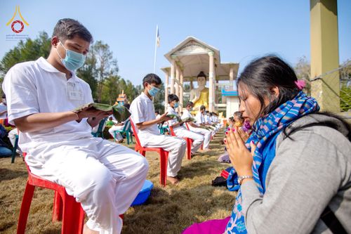 ภาพ No.75750:พิธีตัดปอยผม และ ปลงผมนาคธรรมทายาท ในโครงการบรรพชาสามเณรหมู่ครั้งที่ 3 วันที่ 9 กุมภาพันธ์ พ.ศ. 2566 ณ วัดเบงกาลี เมืองคากาจารี ประเทศบังกลาเทศ