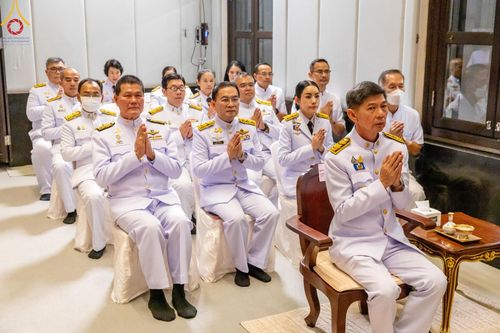 ภาพ No.123227:พิธีพระราชทานสัญญาบัตร พัดยศ และผ้าไตร แด่พระสงฆ์ในเขตปกครองคณะสงฆ์หนกลาง ณ วัดพระศรีมหาธาตุ เขตบางเขน กรุงเทพมหานคร และพิธีมุทิตาสักการะพระสังฆาธิการ ผู้ได้รับเลื่อนและตั้งสมณศักดิ์ ตามพระบรมราชโองการ ณ วัดพระธรรมกาย ในวันที่ 4 กุมภาพันธ์ พ.ศ. 2567