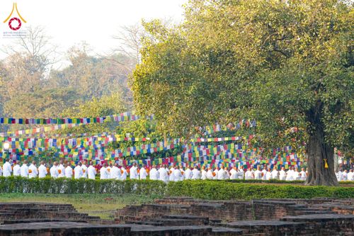 ภาพ No.130454:พิธีบรรพชาธรรมทายาท ในโครงการบรรพชา 1,250 รูป ณ แดนประสูติ สวนลุมพินี ประเทศเนปาล วันที่ 9 มีนาคม พ.ศ. 2567