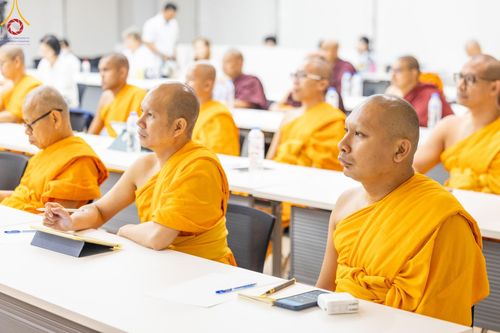 ภาพ No.63412:การสัมมนา World Peace Inner Peace : Lord Buddha 's Social Doctrine to resolve Global Issues ณ อาคาร 100 ปี คุณยายอาจารย์ฯ วัดพระธรรมกาย วันพฤหัสบดี ที่ 25 เมษายน พ.ศ. 2567