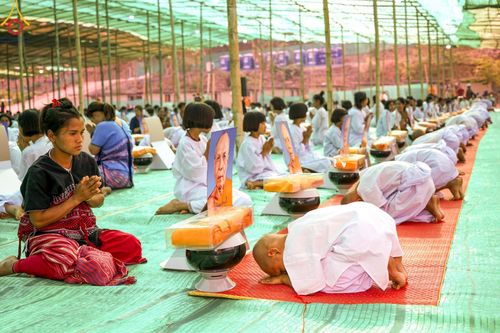 ภาพ No.62990:Photo Story  มหัศจรรย์วัดดงดินแดง Episode 2 โครงการบรรพชาอุปสมบทหมู่ ฟื้นฟูพระพุทธศาสนาทั่วไทย ณ วัดดงดินแดง อ.อมก๋อย จ.เชียงใหม่ วันที่ 3 เมษายน พ.ศ. 2567