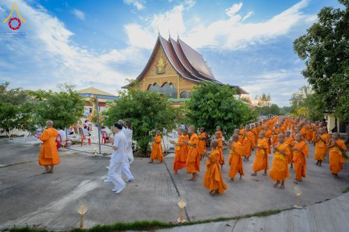 ภาพ No.210655:วันพฤหัสบดีที่ 13 มีนาคม พ.ศ. 2568  สมโภชพระประธานอุโบสถวัดป่าอุบลแก้ว จังหวัดอุบลราชธานี
