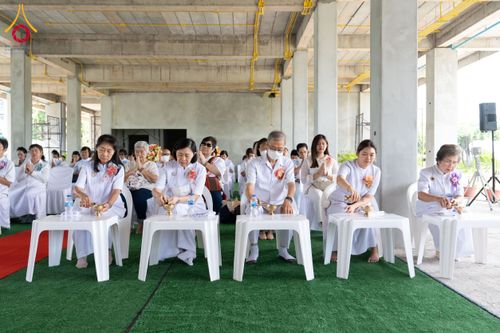 ภาพ No.157204:พิธีทอดผ้าป่าติดตั้งอิฐมวลเบาและฝ้าเพดาน ณ ศูนย์ปฏิบัติธรรมน้ำใสใจสว่าง บางกอกน้อย กรุงเทพมหานคร วันเสาร์ที่ 14 กันยายน พ.ศ. 2567