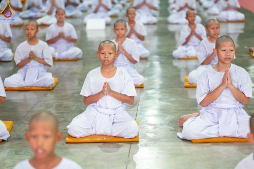 ภาพ No.133664:นาคธรรมทายาทปฏิบัติธรรมก่อนบวช ในโครงการบรรพชาสามเณร ฟื้นฟูพระพุทธศาสนาทั่วไทย ศูนย์อบรมวัดพระธรรมกาย วันที่ 3 เมษายน พ.ศ. 2567