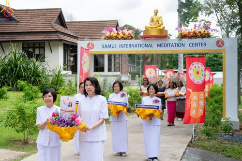 ภาพ No.97585:พิธีทอดกฐินสามัคคี ณ ศูนย์ปฏิบัติธรรมนานาชาติสมุย  (เกาะสมุย) จ. สุราษฏร์ธานี วันที่ 19 พฤศจิกายน พ.ศ. 2566