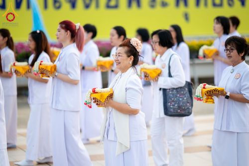 ภาพ No.63129:โครงการอุปสมบทหมู่ บูชาธรรมหลวงพ่อธัมมชโย พ.ศ.2567 ณ ลานธรรม พระมหาธรรมกายเจดีย์ วัดพระธรรมกาย วันที่ 13 เมษายน พ.ศ.2567