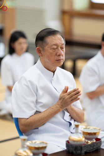 ภาพ No.148875:พิธีวางดวงแก้ว และโปรยรัตนชาติ  สถาปนาหมู่บ้านปฏิบัติธรรม และพิธีถวายภัตตาหารเพลแด่พระบวชใหม่ วัดป่าธรรมกายนานาชาติโทชิหงิ ประเทศญี่ปุ่น วันที่ 13 สิงหาคม พ.ศ. 2567