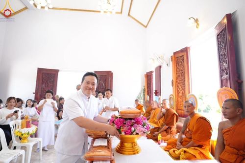 ภาพ No.167190:พิธีทอดกฐิน ณ วัดป่าสวนพฤกษชาติ ต.ทุ่งโพธิ์ อ.นาดี จ.ปราจีนบุรี ในโครงการกฐินสามัคคีทั่วไทย 30,000 วัด บูชาธรรม 80 ปี หลวงพ่อธัมมชโย โดยคณะศิษยานุศิษย์วัดพระธรรมกาย วันที่ 24 ตุลาคม พ.ศ. 2567