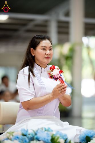 ภาพ No.61246:พิธีตักบาตรฉลองพระใหม่ รุ่นบูชาธรรมโครงการ 1-2 โครงการบรรพชาอุปสมบทหมู่ธรรมทายาท บูชาธรรมหลวงพ่อธัมมชโย 80 ปี ณ โถงช้างสำนักงานใหญ่ วัดพระธรรมกาย วันที่ 20 เมษายน พ.ศ. 2567