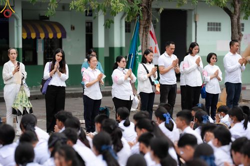 ภาพ No.129992:V.34 เพื่อธรรมเพื่อบางกล่ำ การรับบุญของเจ้าหน้าที่หน่วยงานต่างๆ  เพื่องานธรรมยาตราอัญเชิญพระบรมสารีริกธาตุ ประดิษฐาน ณ มหารัตนเจดีย์สิริปทุมสวรรค์ (เจดีย์อริยพุทธะ 5 พระองค์) ณ ศูนย์ปฏิบัติธรรมภาคใต้ อ.บางกล่ำ จ.สงขลา ระหว่างวันที่ 9-10 มีนาคม พ.ศ. 2567