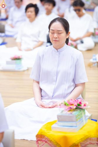 ภาพ No.225342:วันอาทิตย์ที่ 18 พฤษภาคม พ.ศ. 2568 พิธีร่วมบุญการศึกษา พระภิกษุ สามเณร ณ ห้องแก้วสารพัดนึก 2 วัดพระธรรมกาย