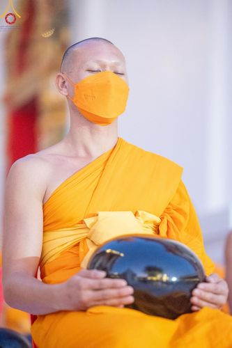 ภาพ No.112689:พิธีตักบาตรพระธรรมยาตราฯ ณ วัดสองพี่น้อง จ.สุพรรณบุรี วันที่ 15 มกราคม พ.ศ. 2567