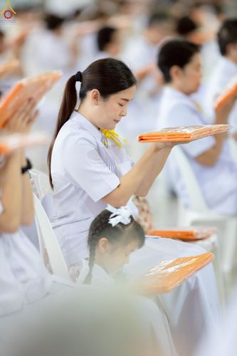 ภาพ No.240682:วันพุธที่ 27 สิงหาคม พ.ศ. 2568 พิธีทอดผ้าป่าเพื่อสร้างอาคาร  82 ปี หลวงพ่อธัมมชโย สมทบกฐินวัดพระธรรมกาย และกฐิน 30,000 วัดทั่วประเทศ ครั้งที่ 1