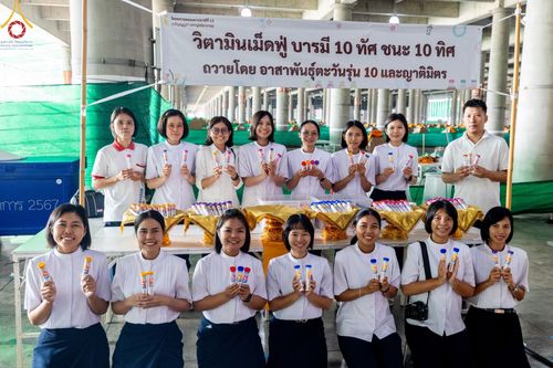 ภาพ No.123568:พิธีถวายสลากภัต แด่พระภิกษุสงฆ์ เพื่อโครงการธรรมยาตรา กตัญญูบูชา มหาปูชนียาจารย์ พระมงคลเทพมุนี (สด จนฺทสโร) พระผู้ปราบมาร อนุสรณ์สถาน 7 แห่ง ปีที่ 12 ระหว่างวันที่ 2 - 31 มกราคม พ.ศ.2567
