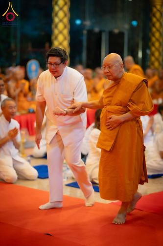 ภาพ No.210735:วันพฤหัสบดีที่ 13 มีนาคม พ.ศ. 2568  สมโภชพระประธานอุโบสถวัดป่าอุบลแก้ว จังหวัดอุบลราชธานี