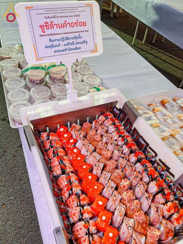 ภาพ No.194438:พิธีถวายภัตตาหารเป็นสังฆทาน แด่พระธรรมยาตรา ณ อนุสรณ์สถานมหาวิหารพระมงคลเทพมุนี (โลตัสแลนด์) อ.สองพี่น้อง จ.สุพรรณบุรี ในโครงการธรรมยาตรา กตัญญูบูชา มหาปูชนียาจารย์ พระมงคลเทพมุนี(สด จนฺทสโร) พระผู้ปราบมาร ปีที่ 13 วันที่ 13 มกราคม พ.ศ.2568