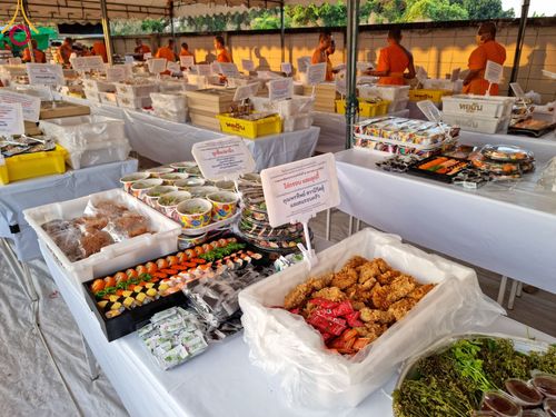 ภาพ No.113045:พิธีถวายภัตตาหารเป็นสังฆทาน แด่คณะพระธรรมยาตรา ปีที่ 12 วันที่ 16 มกราคม พ.ศ. 2567 ณ วัดโบสถ์(บน) บางคูเวียง จ.นนทบุรี