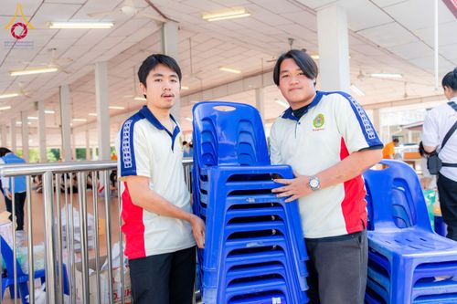 ภาพ No.199955:พิธีทอดผ้าป่าทำนุบำรุงศาสนสถาน ณ วัดบางช้างใต้ ตำบลบางช้าง อำเภอสามพราน จังหวัดนครปฐม ในโครงการธรรมยาตรา กตัญญูบูชา มหาปูชนียาจารย์ พระมงคลเทพมุนี(สด จนฺทสโร) พระผู้ปราบมาร อนุสรณ์สถาน 7 แห่ง ปีที่ 13 วันที่ 22 มกราคม พ.ศ. 2568