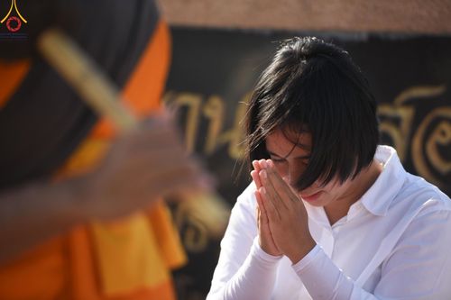 ภาพ No.193326:พิธีต้อนรับพระธรรมยาตรา ณ อนุสรณ์สถาน สถานที่เกิดในเพศสมณะ วัดสองพี่น้อง อำเภอสองพี่น้อง จังหวัดสุพรรณบุรี ในโครงการธรรมยาตรา กตัญญูบูชา มหาปูชนียาจารย์ พระมงคลเทพมุนี(สด จนฺทสโร) พระผู้ปราบมาร อนุสรณ์สถาน 7 แห่ง ปีที่ 13 วันที่ 11 มกราคม พ.ศ. 2568