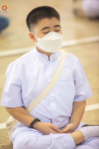 ภาพ No.123087:พิธีตักบาตร และพิธีบูชาข้าวพระ ในวันอาทิตย์ต้นเดือนที่ 4 กุมภาพันธ์ พ.ศ. 2567 ณ วัดพระธรรมกาย จ.ปทุมธานี