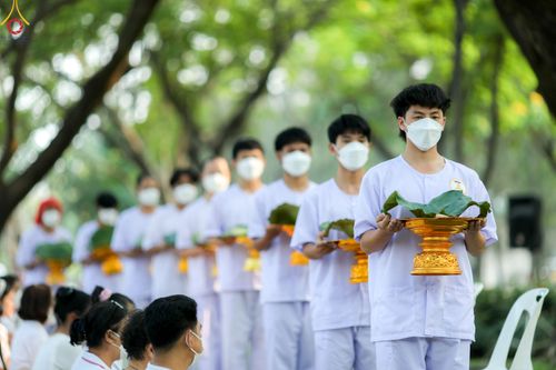 ภาพ No.80051:พิธีตัดปอยผมและปลงผมนาคธรรมทายาท โครงการอุปสมบทหมู่ธรรมทายาท พุทธศาสตร์สากลรุ่นที่ 7 (ภาคฤดูร้อน) วันอาทิตย์ที่ 9 เมษายน พ.ศ.2566