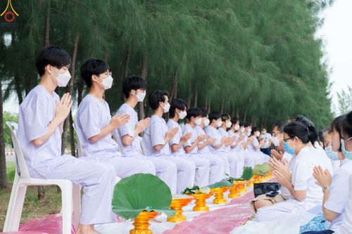 ภาพ No.82545:พิธีตัดปอยผมและปลงผมนาคธรรมทายาท ในโครงการอุปสมบทหมู่ธรรมทายาทพุทธศาสตร์สากล รุ่นที่ 7 (ภาคฤดูฝน) วันอาทิตย์ที่ 11 มิถุนายน พ.ศ. 2566 ณ  วัดพระธรรมกาย