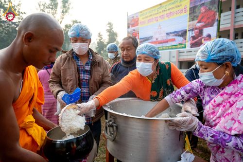 ภาพ No.131154:Photo Story ปฐมบรรพชาชาวพุทธมาร์มา Episode 4/5 วันที่ 13 กุมภาพันธ์พ.ศ. 2567 ณ วัดธัมจักร อรัญกุฏิ บังกลาเทศ