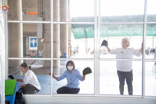 ภาพ No.60703:V.38 ทุ่มพลังเพื่อพ่อครบ 80 ปี ภาพการเตรียมงานของหน่วยงานต่างๆ เพื่อพิธีฉลองอายุวัฒนมงคล 80 ปี หลวงพ่อธัมมชโย และรับถวายมหาสังฆทาน 10,000 กว่าวัดทั่วประเทศ ในวันคุ้มครองโลก วันจันทร์ที่ 22 เมษายน พ.ศ. 2567